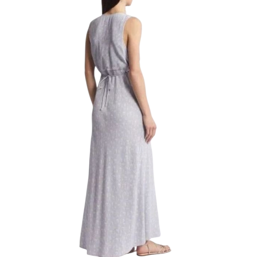 Nordstrom Treasure & Bond Light Purple Floral V-neck Maxi‎ Dress SZ XS NWT - Picture 3 of 11